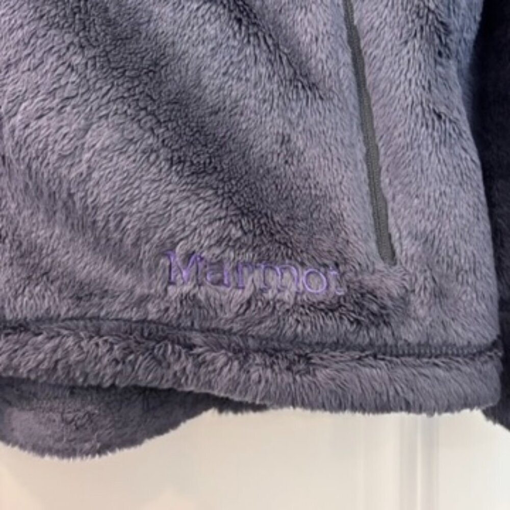 Marmot Dark Gray Fleece Full Zip Jacket - Picture 2 of 9
